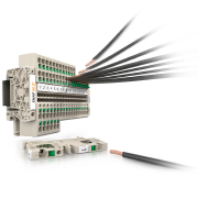 使用创新的 SNAP IN 鼠笼式联接技术的 Klippon® Connect 接线端子